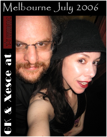 july 2006 at mink, a vodka bar in melbourne (all gk and xesce photos taken at arm's length by xesce)