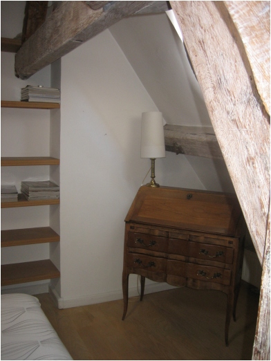 attic apartment, paris