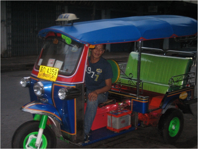 a tuk-tuk, bangkok
