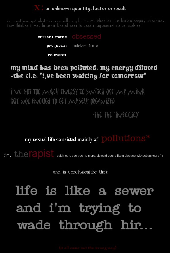 this is a start, an experiment