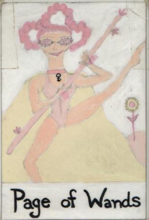 page of wands