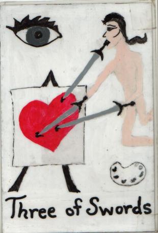 three of swords